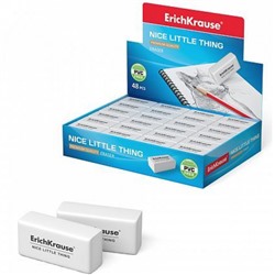 Ластик EK7027 NICE LITTLE THING белый 30х10х10 мм ErichKrause