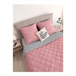 КПБ с одеялом New Style КМ-019 серый-брусника НАТАЛИ, 895416