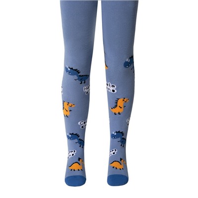 Теплые Conte-kids Колготки SOF-TIKI (махровые внутри) с рисунками