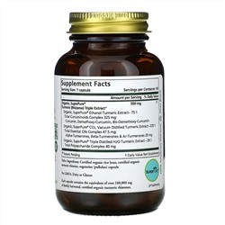 Pure Synergy, SuperPure, куркума, 60 капсул