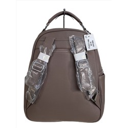 Женский рюкзак из искусственной кожи, цвет коричневый