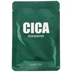 Lapcos, тканевая маска с готу кола, восстанавливающая, 1 шт., 30 мл (1,01 жидк. унции)