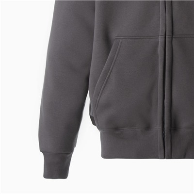 Толстовка мужская НАЧЁС, цвет графит, размер 52