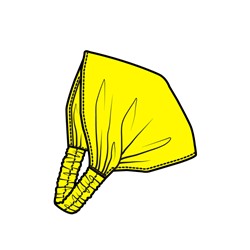 Косынка трикотажная для девочек, 2 шт в комплекте