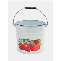 УЦЕНКА Ведро ц/шт. с/кр 12 л (белая) СА без крышки