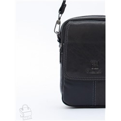 Сумка мужская кожаная 8613S black Fuzhiniao