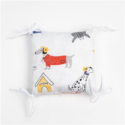 Бортики в кроватку Крошка Я «My doggy» (35×35 см - 8 шт.), 100% хлопок