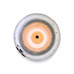 Горшок для цветов «Котофей», 8 л, d=29.5 см, h=23 см, керамика, с поддоном, белый