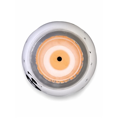 Горшок для цветов «Котофей», 8 л, d=29.5 см, h=23 см, керамика, с поддоном, белый