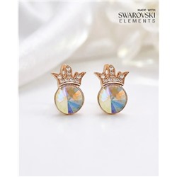 Серьги с кристаллами Swarovski