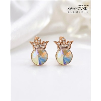 Серьги с кристаллами Swarovski