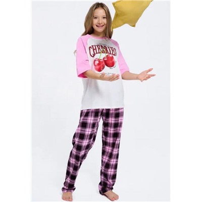 Пижама для девочки со штанами НП0013 (В ассортименте)