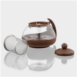 Заварочный чайник «Фантазия», 750 мл, с металлическим ситом, стекло, МИКС