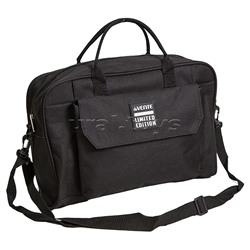 Сумка для дополнительных занятий "Limited Edition. Plain" A4+ (35x26x10 см) 300 г, текстильная, с подкладом, 1 отделение на молнии, 1 передний карман на липучке, 2 задних кармана на липучке, с 2-мя ручками и съемным ремнем