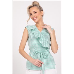 Блузка Ласка (бирюза)