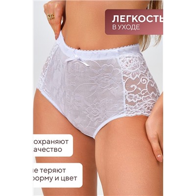 Трусы 98261 кружевные шорты высокие, набор 3 шт. , OIRO НАТАЛИ, 1190578