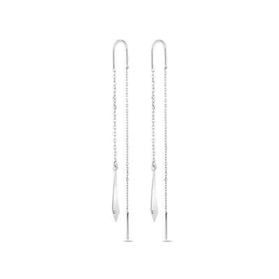 Серьги, куб.циркон., BY-4178