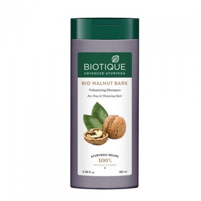 Biotique Walnut Volume & Bounce Shampoo & Conditioner/Биотик Шампунь И Кондиционер С Ореховым Маслом  Для Придания Объема И Упругости.  180мл