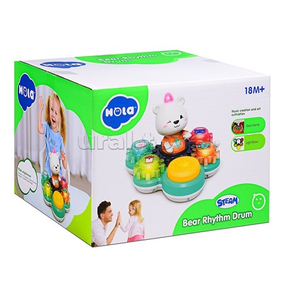 Развивающая игрушка "Медвежонок" на батарейках, в коробке