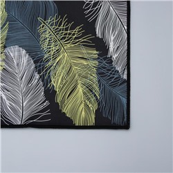 Коврики для дома Доляна «Перья», 2 шт., 40×60, 40×121 см