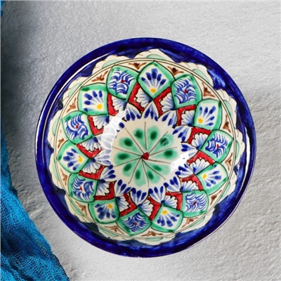 Пиала для чая Риштанская Керамика «Узоры», 200 мл, d=11 см, МИКС