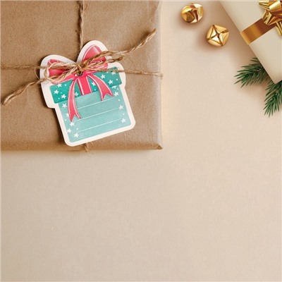 Шильдик новогодний декоративный на подарок «Кому-то очень хорошему», 6.5×7.5 см