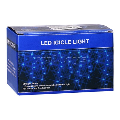 Электрогирлянда светодиодная Занавес, 3м*1м, 120 ламп, цвет: теплый