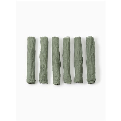 Набор салфеток сервировочных «Этель» Ethereality, 6 шт., 50×50 см, зелёный