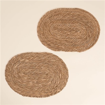 Салфетки сервировочные SL Home, 2 шт., камыш, 43×30 см