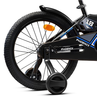 Велосипед 18" Rocket Phoenix, цвет черно/синий