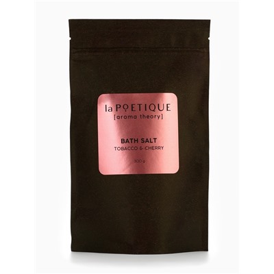 Соль для ванны, 300 г, аромат табака и вишни, LA POETIQUE