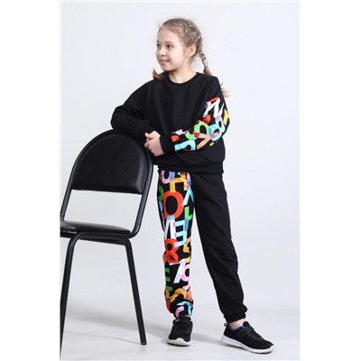 Толстовка 15463 детская (Черный)