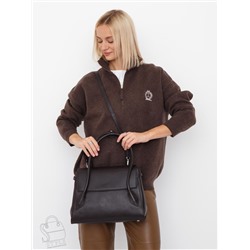 Сумка женская кожаная 2424Y coffee Polina&Eiterou