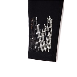 CONTE TWINKLE Ультрамодные джеггинсы с вышивкой из пайеток