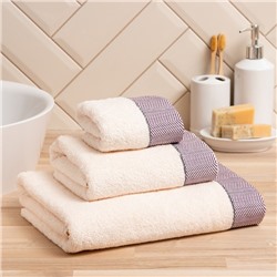 Полотенце махровое Love Life «Бриз» 70×120 см, гранатовый, 100% хл, 500 г/м²