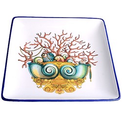 30819 Блюдо квадратное 22х22см Страна чудес доломит LR (х36)