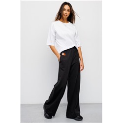 Брюки палаццо спортивные 386 (Черный)