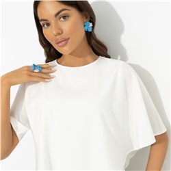 Блуза свободного асимметричного кроя, Лёгкая драма