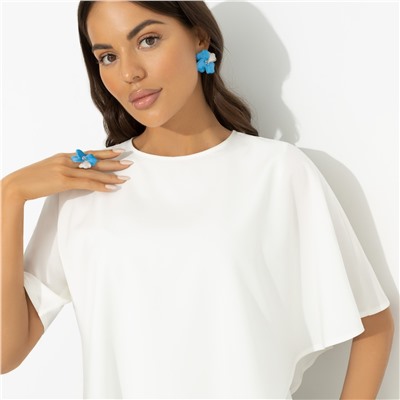 Блуза свободного асимметричного кроя, Лёгкая драма