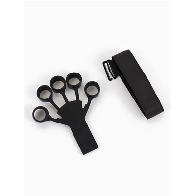 Массажёр силикон для пальцев рук с манжетом 9,5кг 8*14*2,8см чёрн ОТ