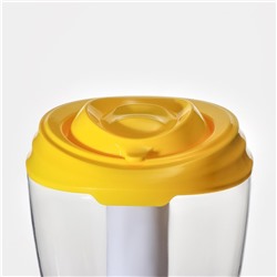 Башня пивная «Вавилон», колба 3 л, подсветка, батарейки cr 2032, пластик, жёлтая