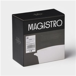 Салатник Magistro Whitewarm, 500 мл, 15×12.5×6 см, фарфор, белый