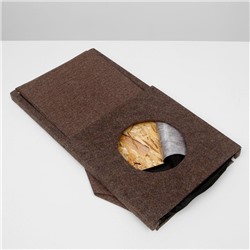 Домик для кошек с когтеточкой «Икс», раскладной с гамаком, ковролин, микс цветов