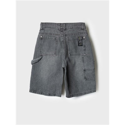 Шорты текстильные джинсовые для мальчиков