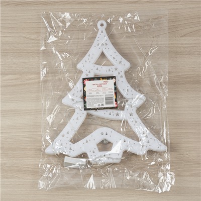 Светодиодная фигура «Ёлка» 25×32 см, пластик, 220 В, свечение мульти (RG/RB)