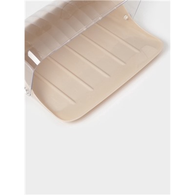 УЦЕНКА Хлебница «Изобилие», 32×25.5×15 см, светло-бежевая