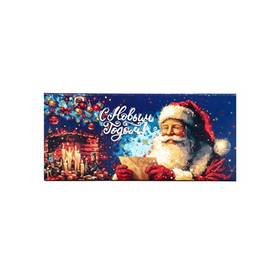 Шоколад темный новогодний «Санта с письмом», 50 г