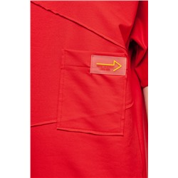 Туника футер 2-х нитка  4120/01/Красный