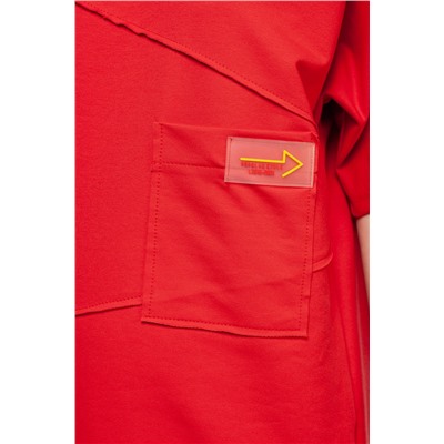 Туника футер 2-х нитка  4120/01/Красный