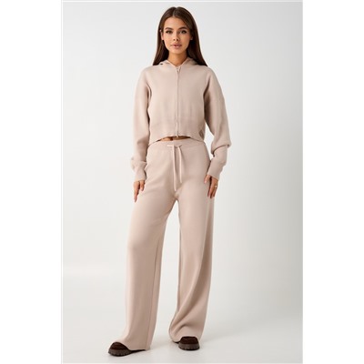 Костюм вязаный теплый с брюками и кофтой #3